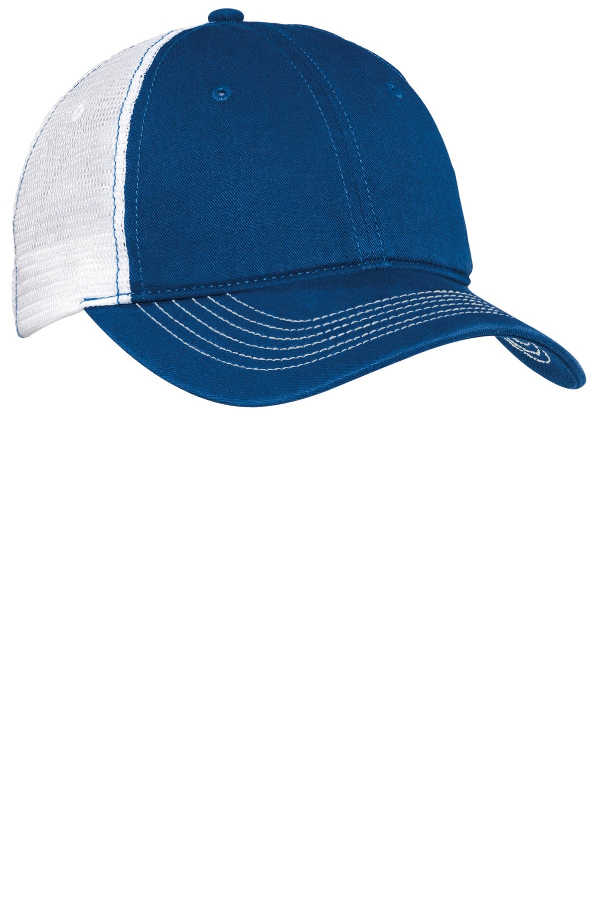 District Mesh Back Cap DT607 Royal/ White