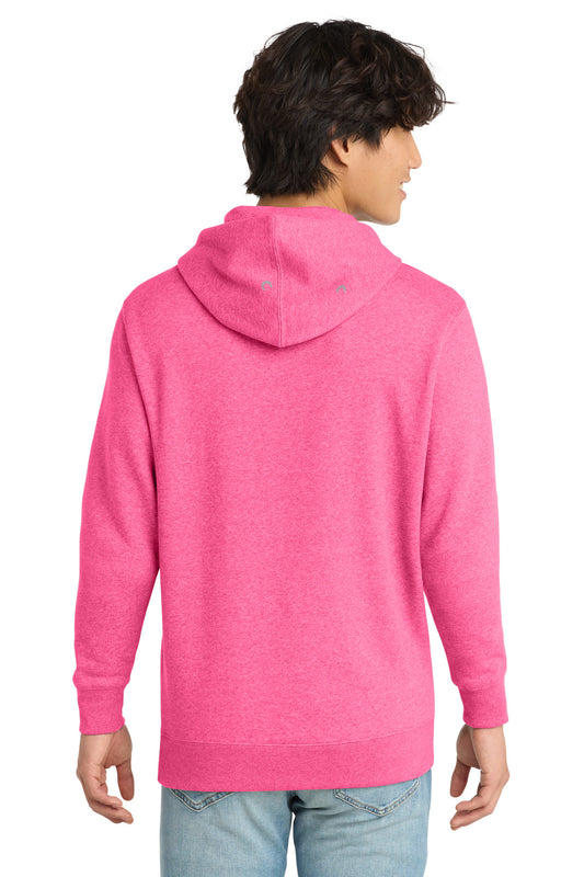 District VITFleece Hoodie DT6100 Awareness Pink Heather