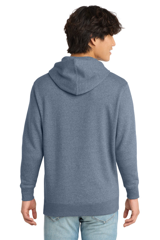 District VITFleece Hoodie DT6100 Flint Blue Heather