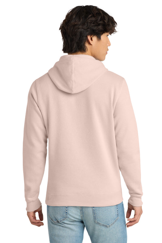 District VITFleece Hoodie DT6100 Rosewater Pink