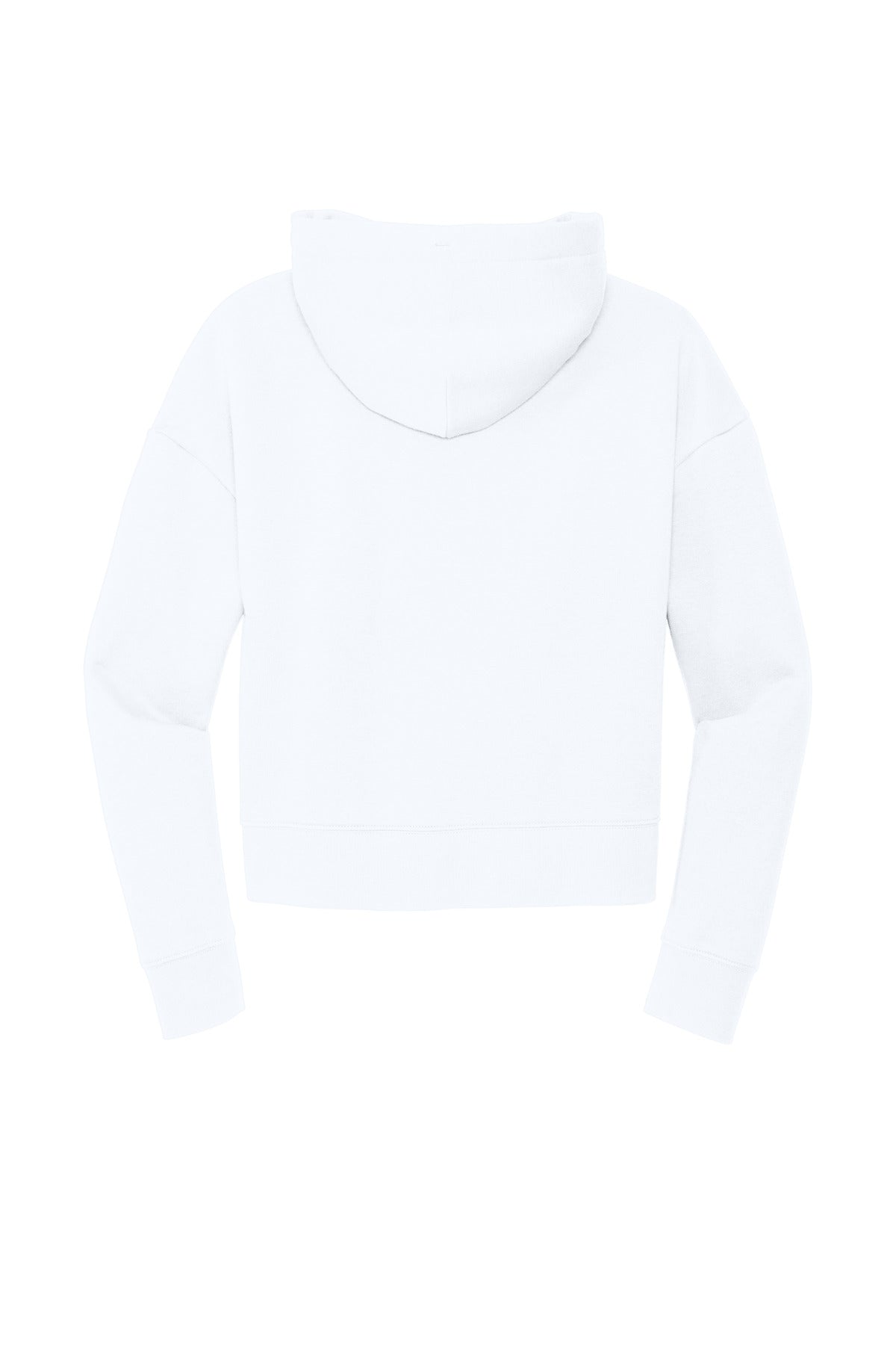 District Women's VIT Fleece Hoodie DT6101 White