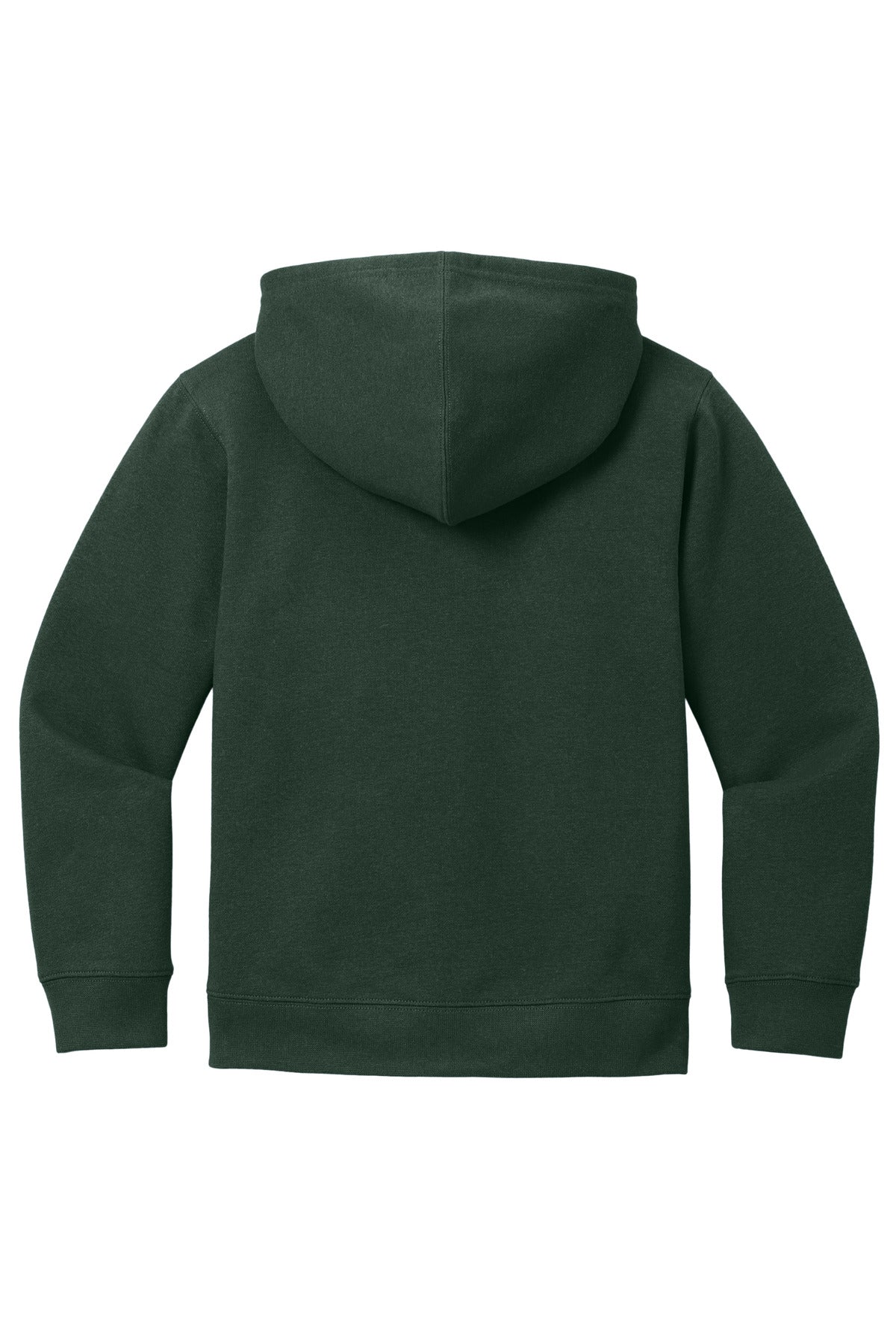 District Youth VIT Fleece Full-Zip Hoodie DT6102Y Forest Green
