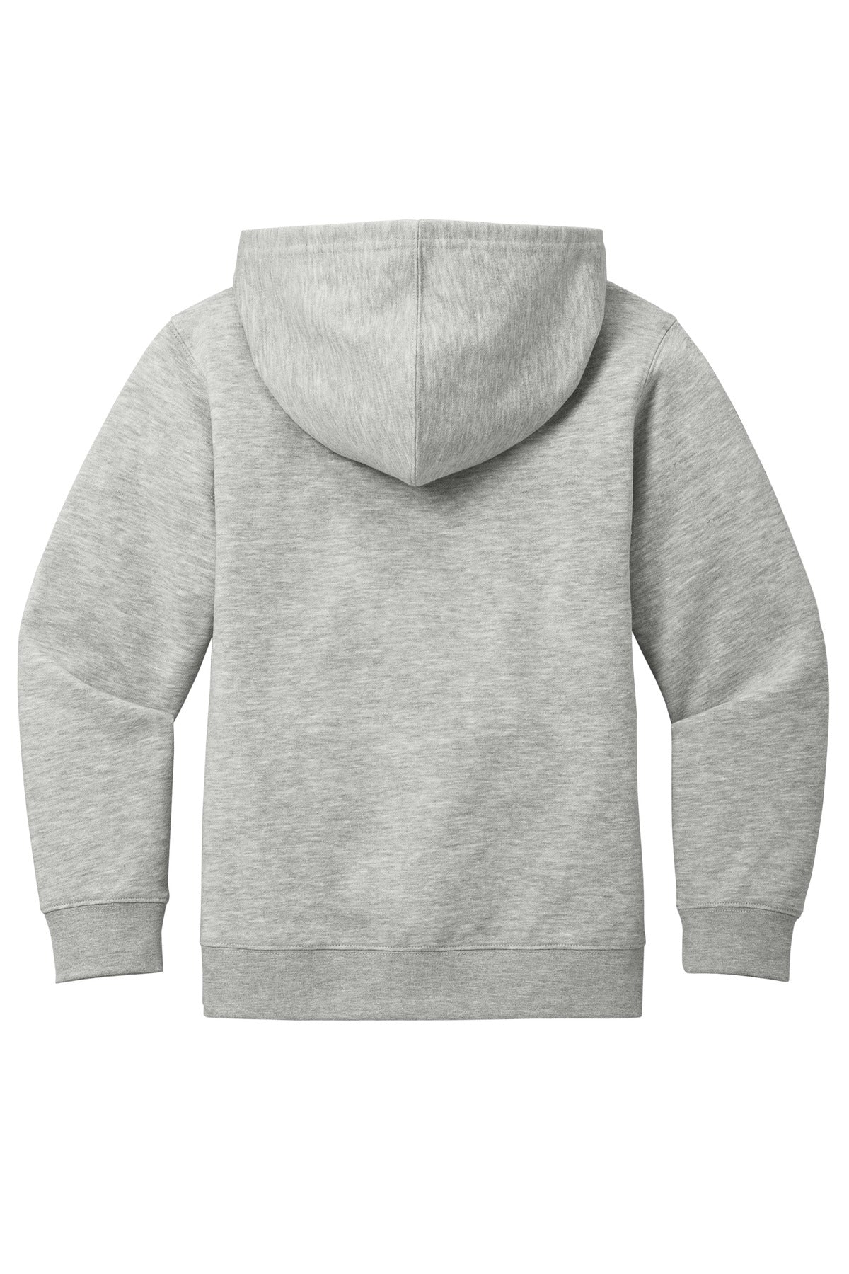 District Youth VIT Fleece Full-Zip Hoodie DT6102Y Light Heather Grey