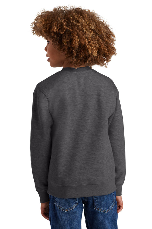 District Youth VIT Fleece Crew DT6104Y Heathered Charcoal