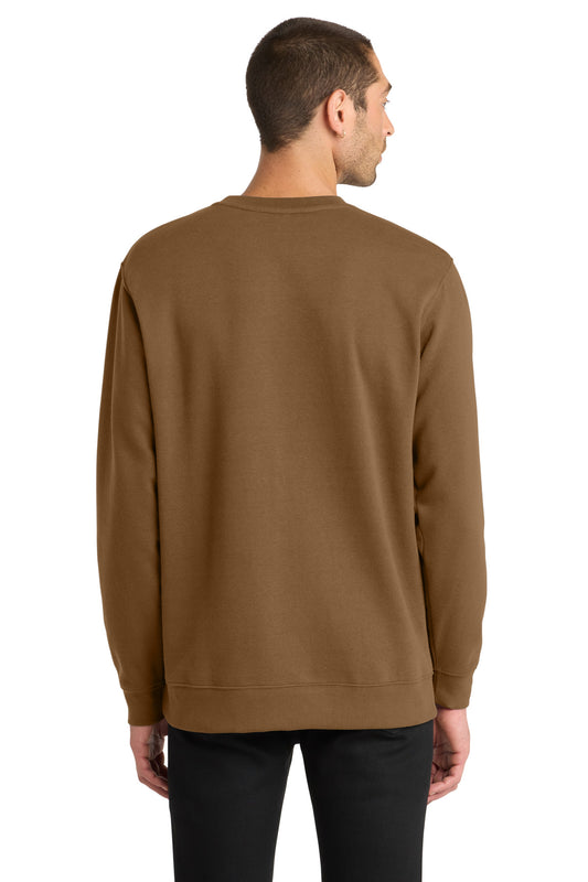 District VITFleece Crew DT6104 Duck Brown