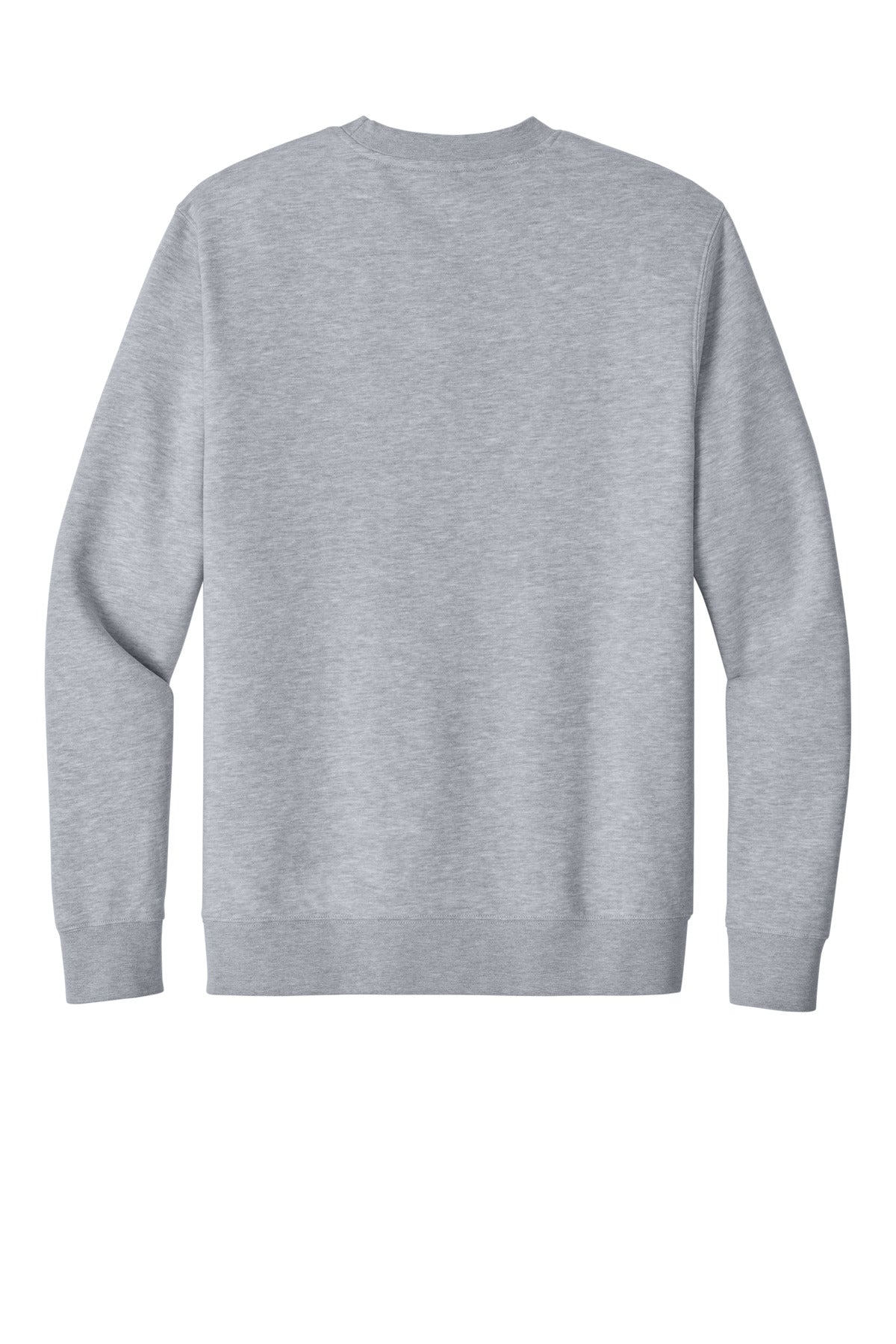 District VITFleece Crew DT6104 Light Heather Grey