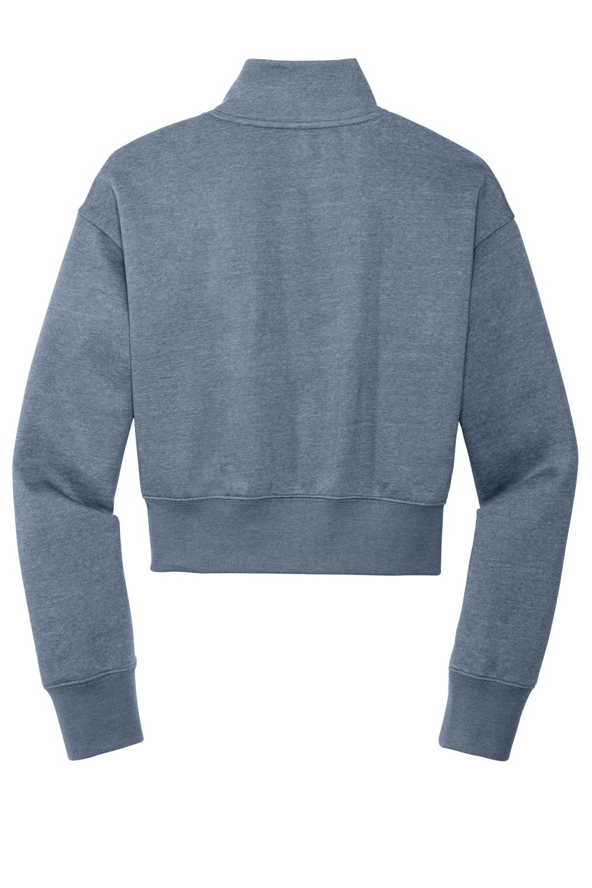 District Women's VIT Fleece 1/2-Zip DT6111 Flint Blue Heather