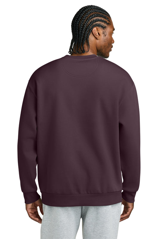 District VIT Heavyweight Fleece Crew DT6154 Bordeaux