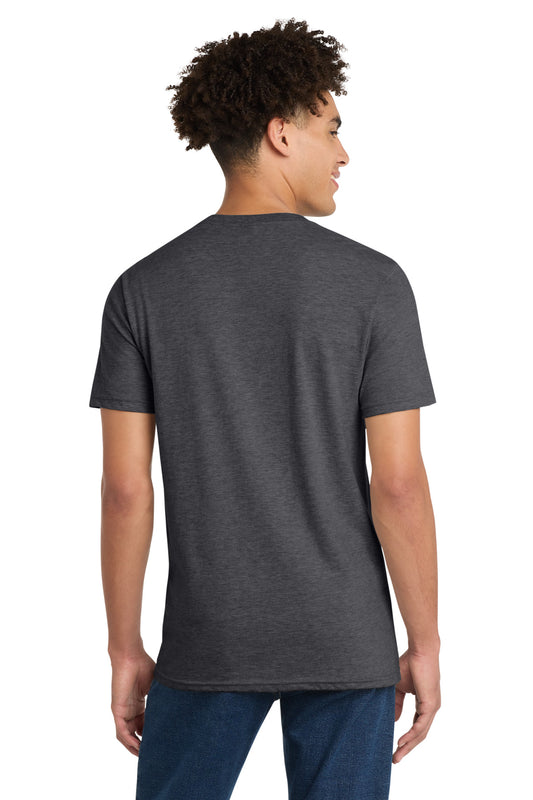 District Very Important Tee V-Neck DT6500 Heathered Charcoal
