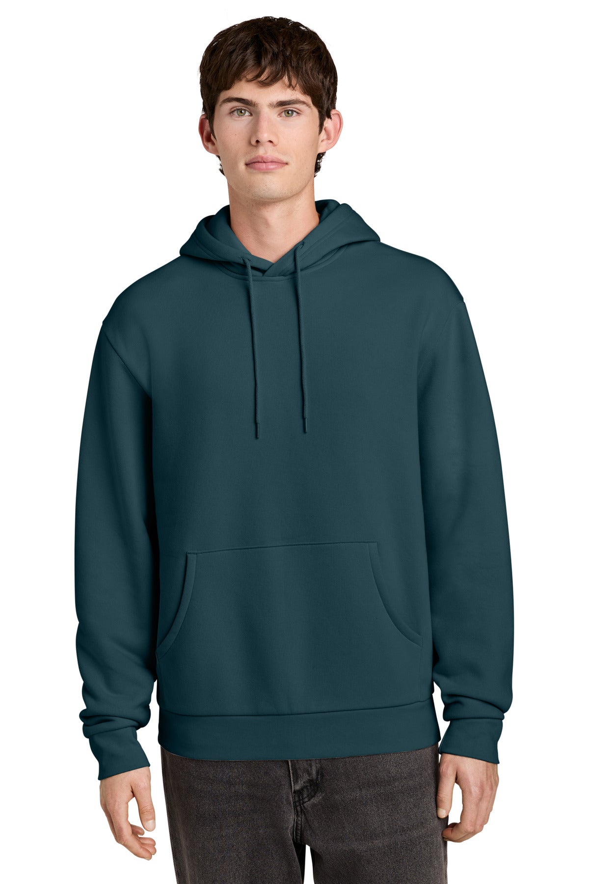 District MelloFleece Hoodie DT6700 Deep Cyan