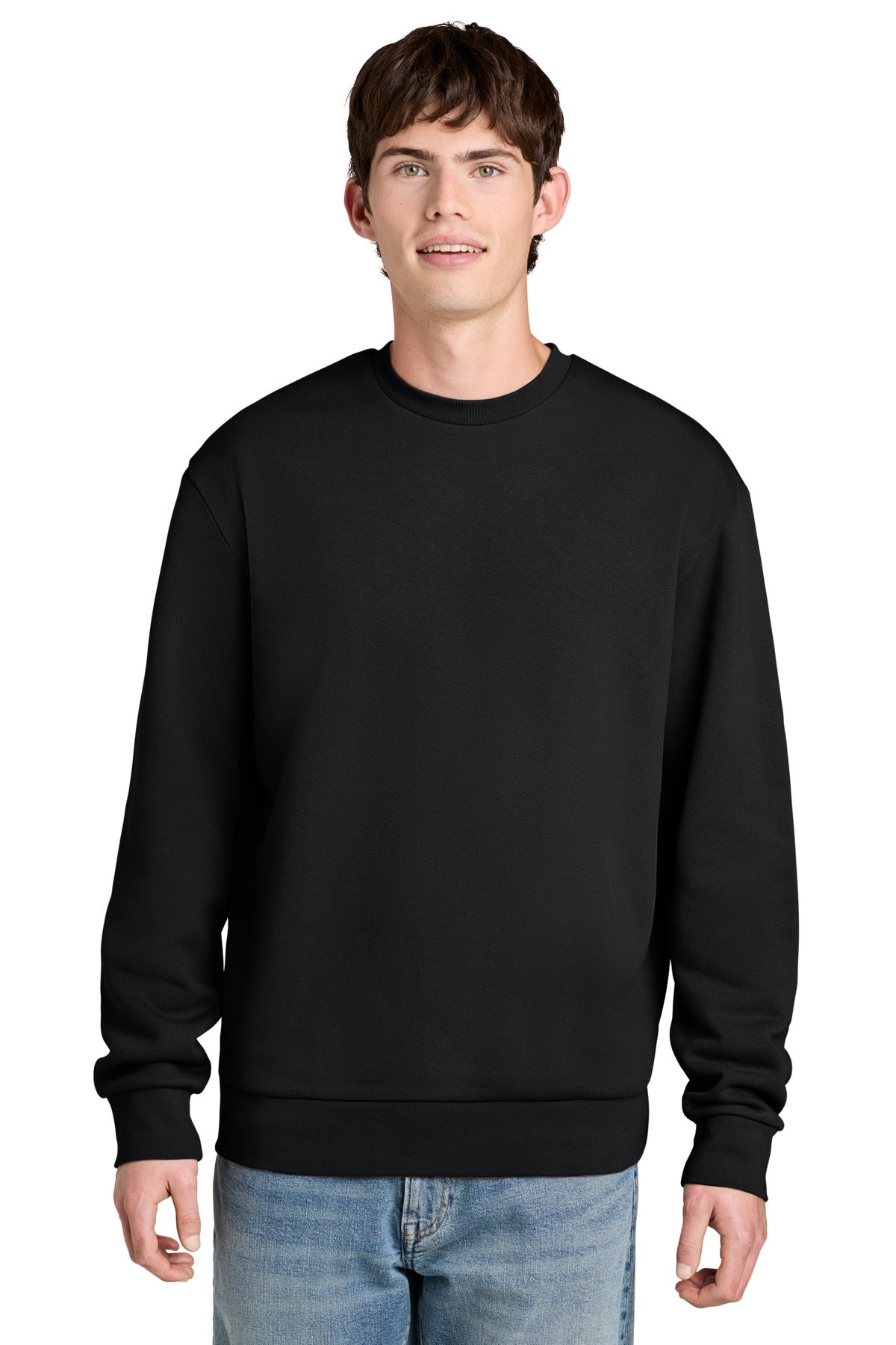 District MelloFleece Crew DT6704 Black