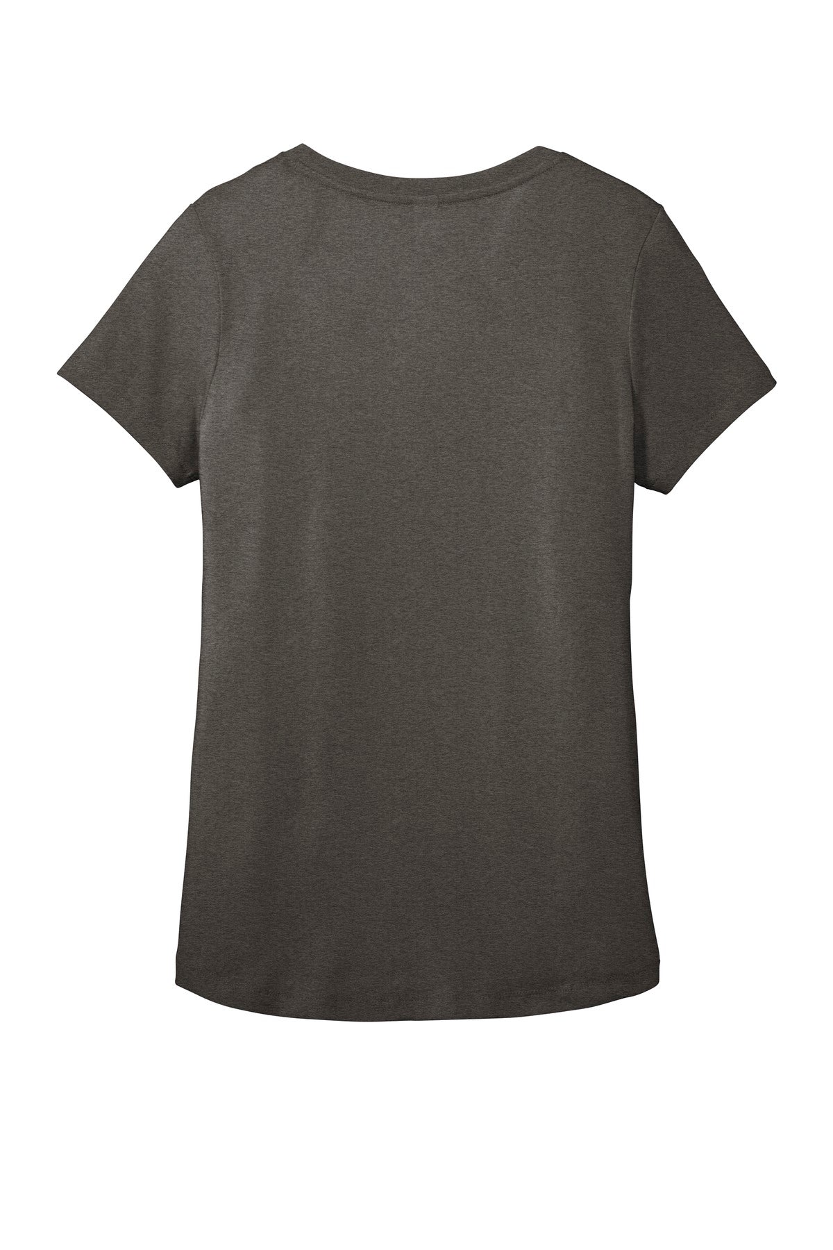 District Women's Flex Scoop Neck Tee DT7501 Heathered Charcoal