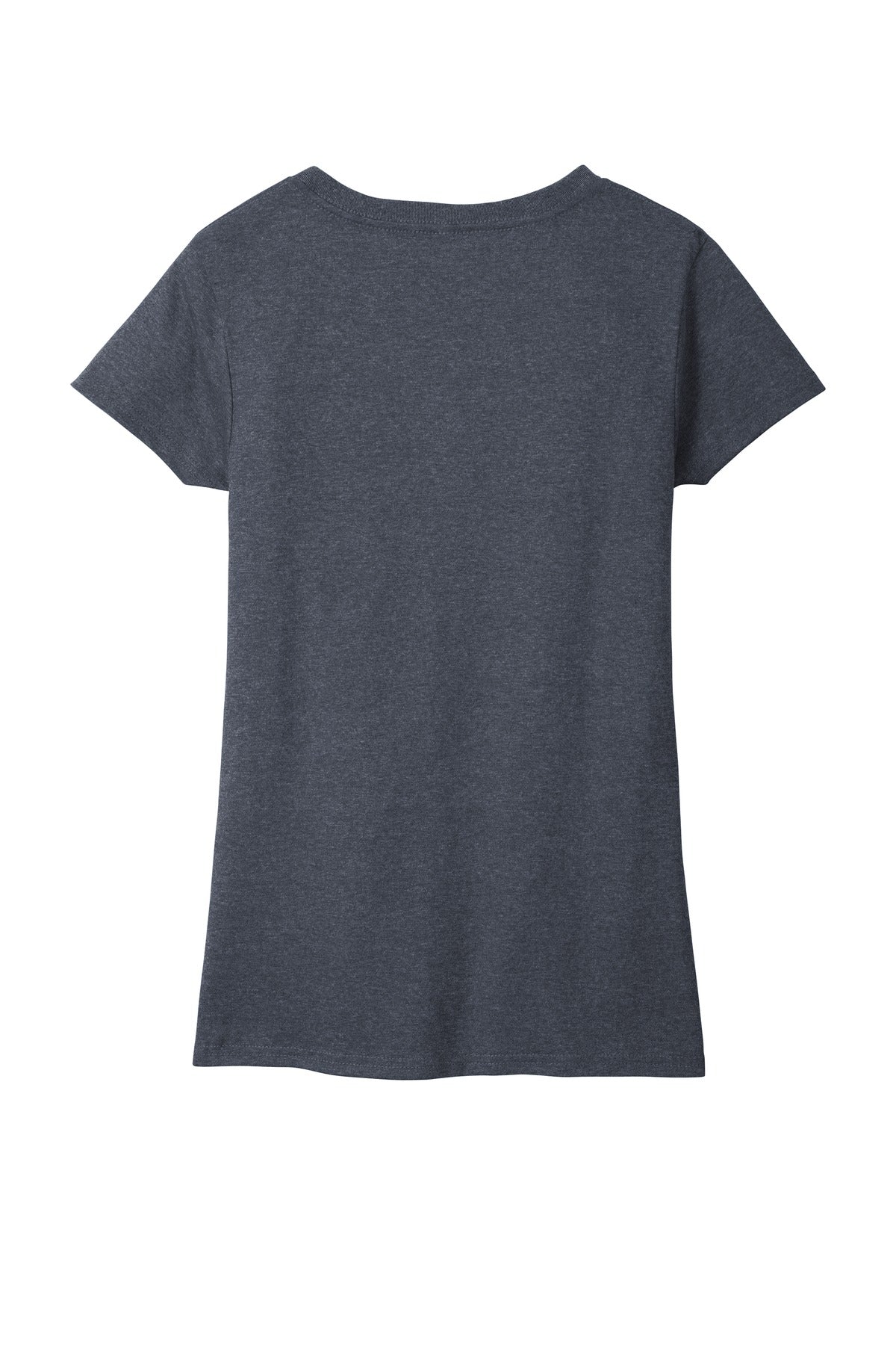 District Women's Re-Tee V-Neck DT8001 Heathered Navy