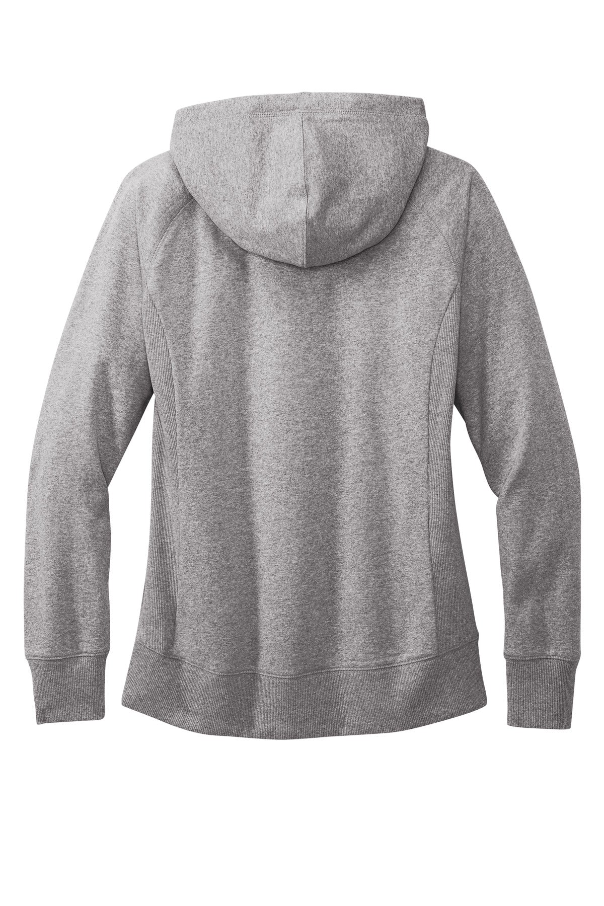 District Women's Re-Fleece Hoodie DT8101 Light Heather Grey