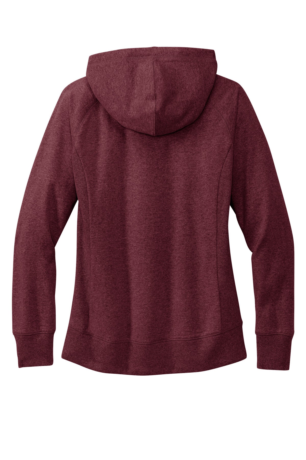 District Women's Re-Fleece Hoodie DT8101 Maroon Heather