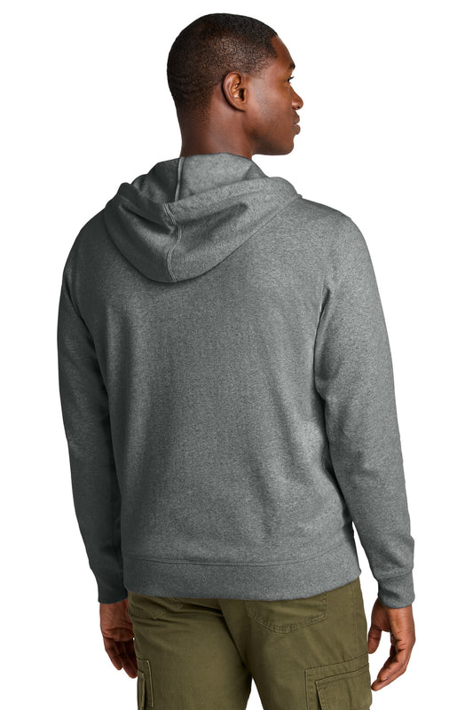 District Re-FleeceFull-Zip Hoodie DT8102 Deep Grey Heather