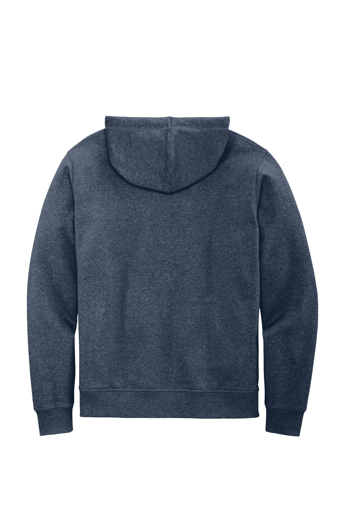 District Re-FleeceFull-Zip Hoodie DT8102 Heathered Navy