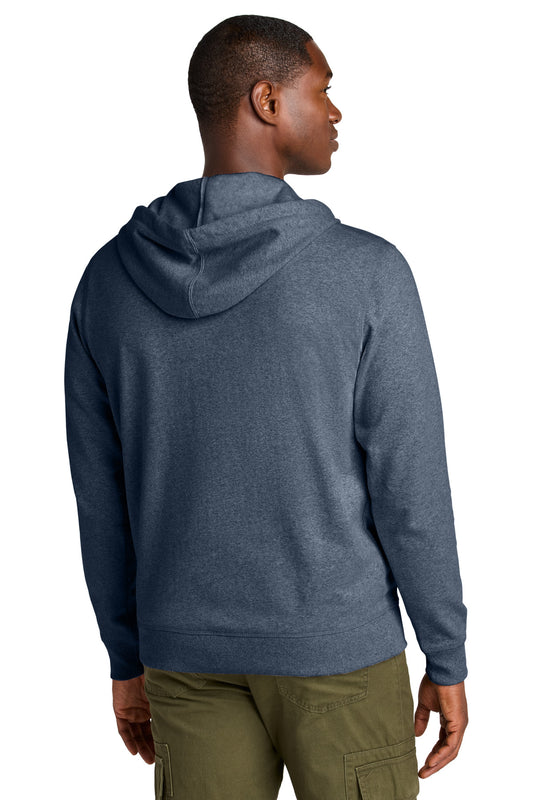 District Re-FleeceFull-Zip Hoodie DT8102 Heathered Navy