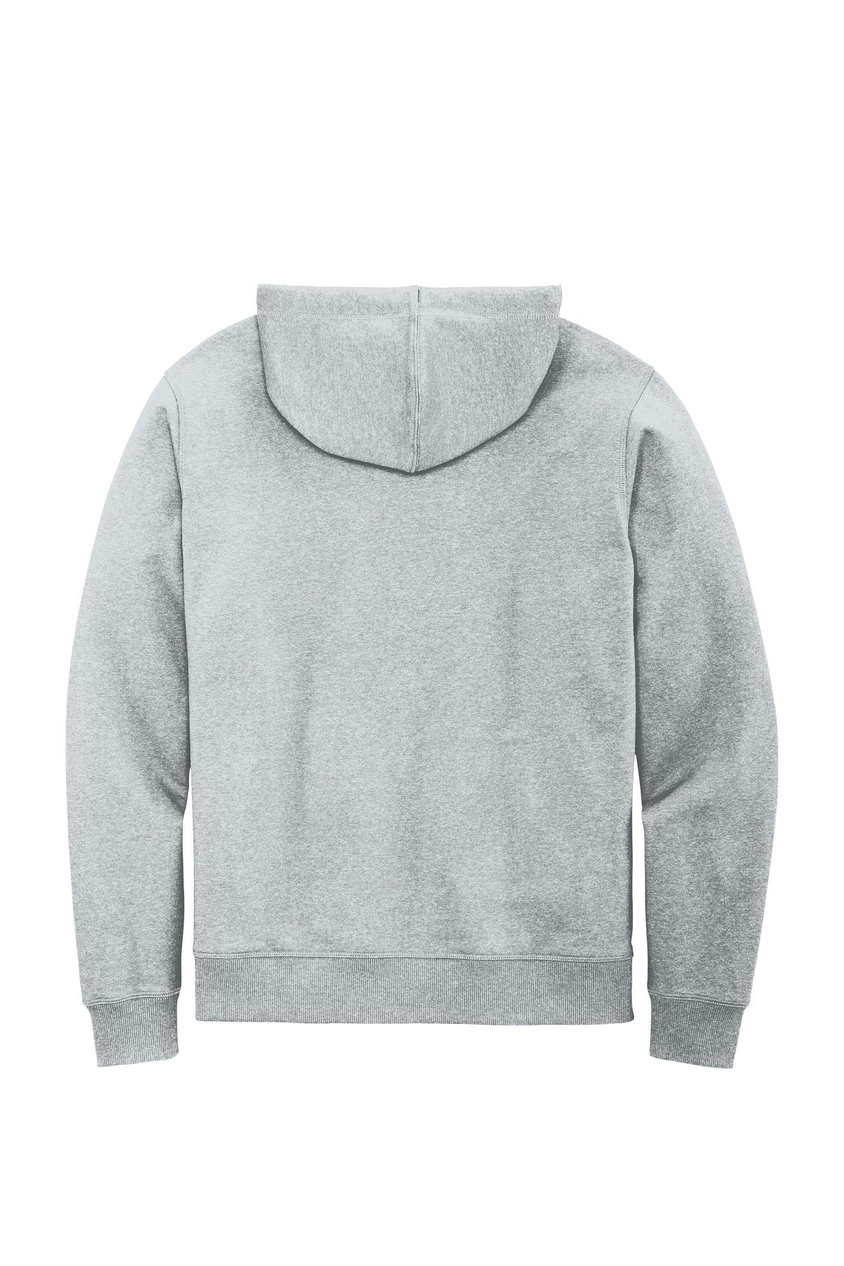 District Re-FleeceFull-Zip Hoodie DT8102 Light Heather Grey