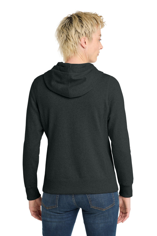 District Women's Re-FleeceFull-Zip Hoodie DT8103 Charcoal Heather