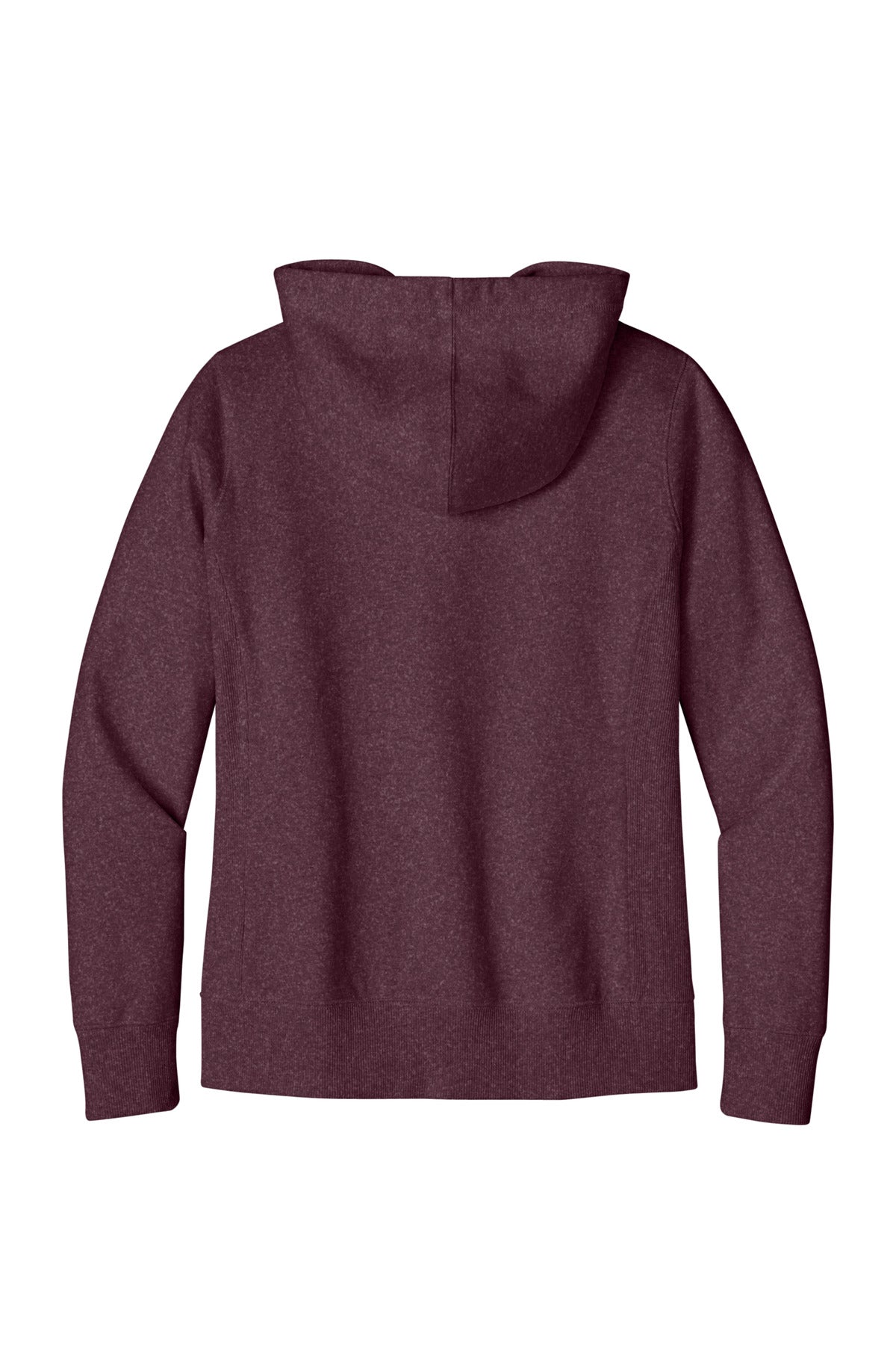District Women's Re-FleeceFull-Zip Hoodie DT8103 Maroon Heather