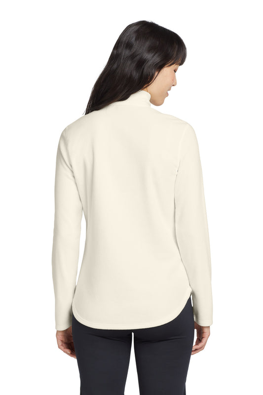 Eddie Bauer Women's 1/2-Zip Microfleece Jacket EB227 Ivory