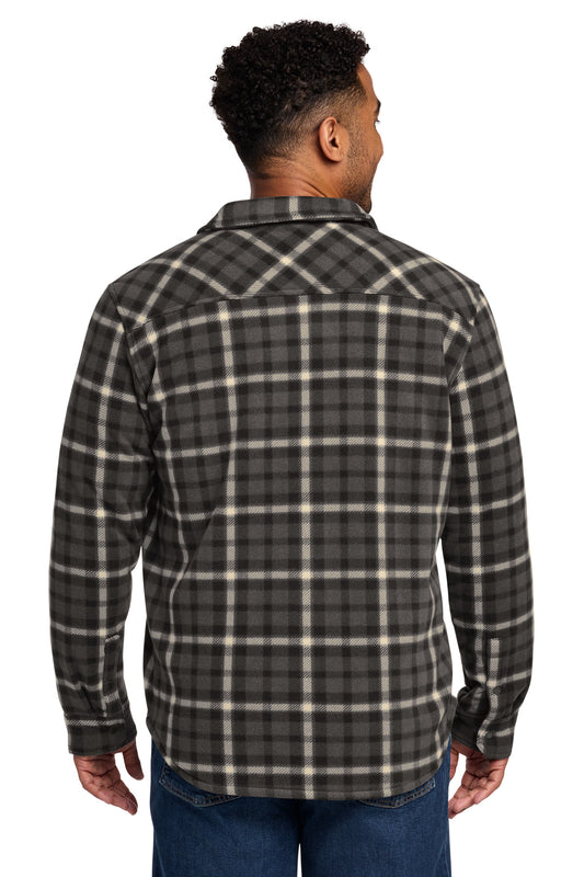 Eddie Bauer Woodland Shirt Jac EB228 Grey Steel/Bone