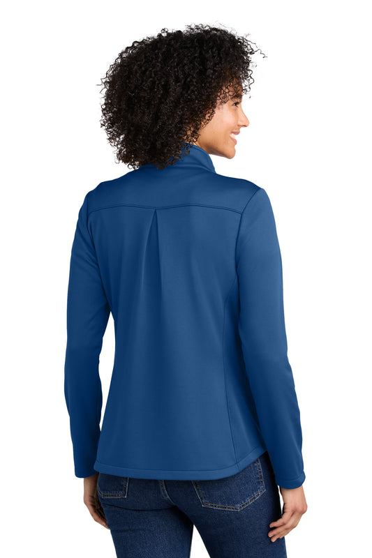 Eddie Bauer Women's Smooth Mid Layer Fleece 1/2-Zip EB2370 Cobalt Blue
