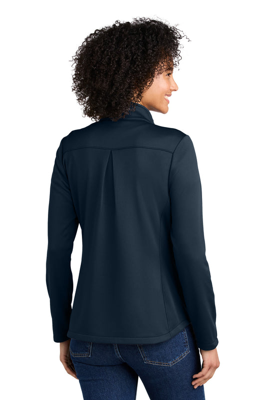 Eddie Bauer Women's Smooth Mid Layer Fleece 1/2-Zip EB2370 River Blue Navy
