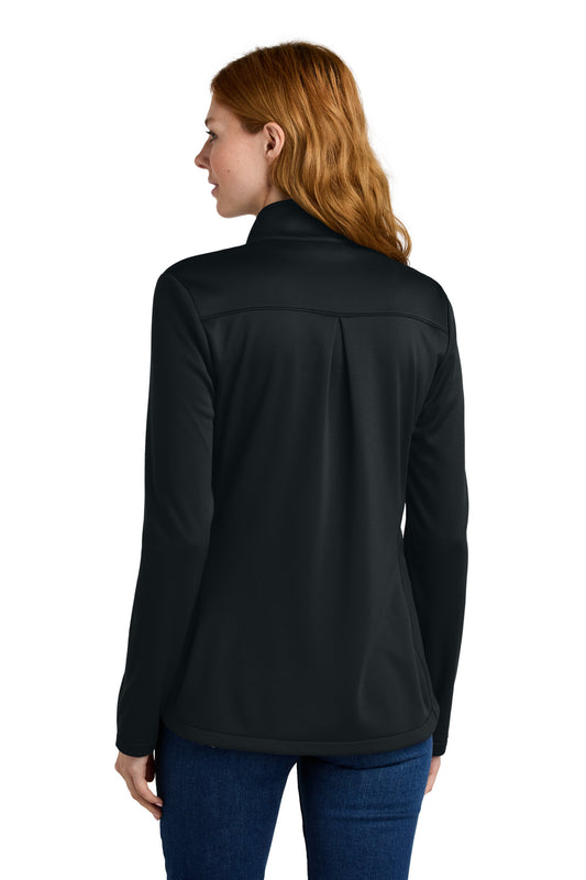 Eddie Bauer Women's Smooth Mid Layer Fleece Full-Zip EB2470 Black