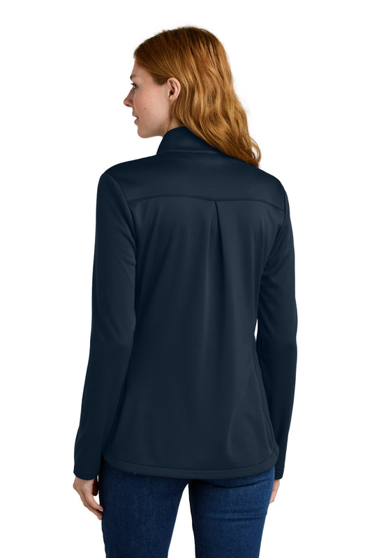Eddie Bauer Women's Smooth Mid Layer Fleece Full-Zip EB2470 River Blue Navy