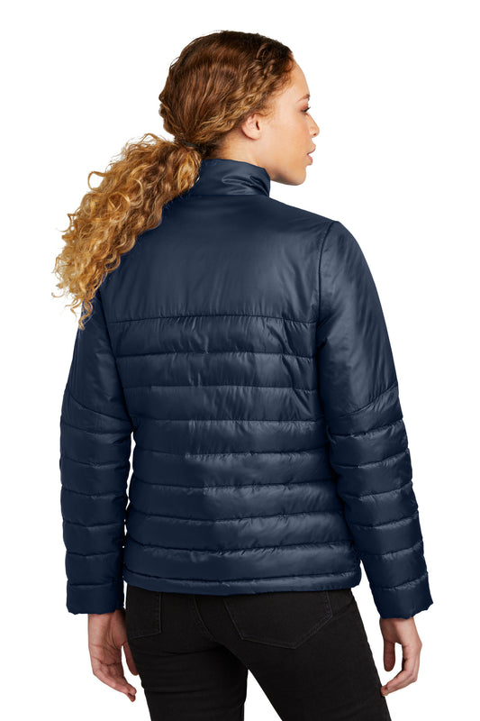 Eddie Bauer Women's Quilted Jacket EB511 River Blue Navy