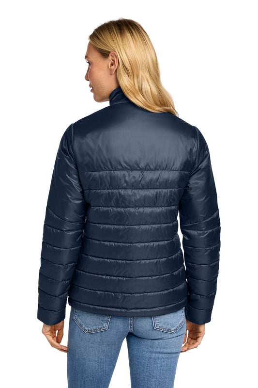 Eddie Bauer Women's Quilted Jacket EB511 River Blue Navy
