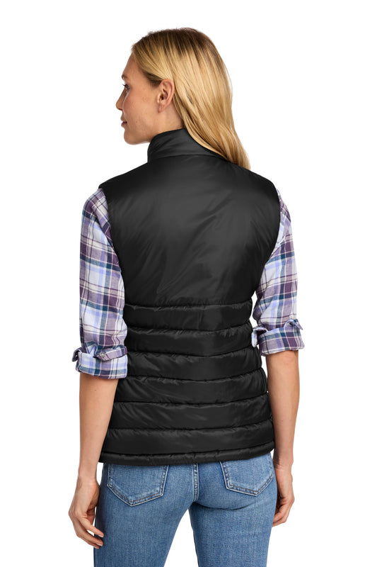 Eddie Bauer Women's Quilted Vest EB513 Deep Black