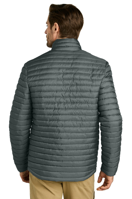 Eddie Bauer Packable Quilted Full-Zip EB514 Metal Grey