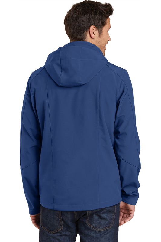Eddie Bauer Hooded Soft Shell Parka EB536 Admiral Blue