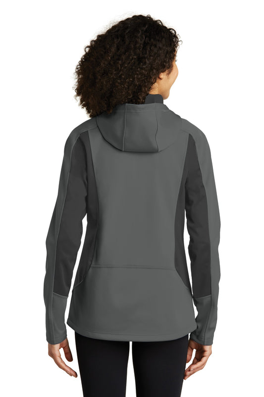 Eddie Bauer Women's Trail Soft Shell Jacket. EB543 Metal Grey/ Grey Steel
