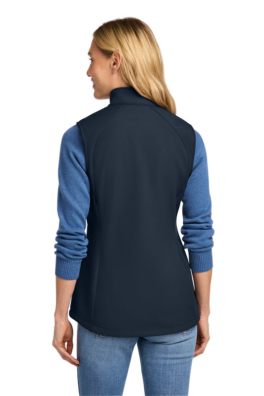 Eddie Bauer Women's Stretch Soft Shell Vest EB547 River Blue Navy