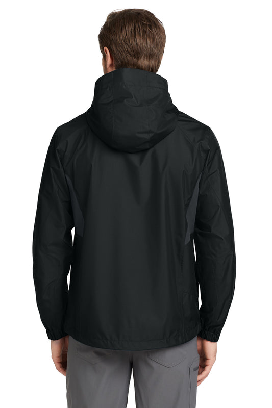 Eddie Bauer Rain Jacket EB550 Black/Steel Grey