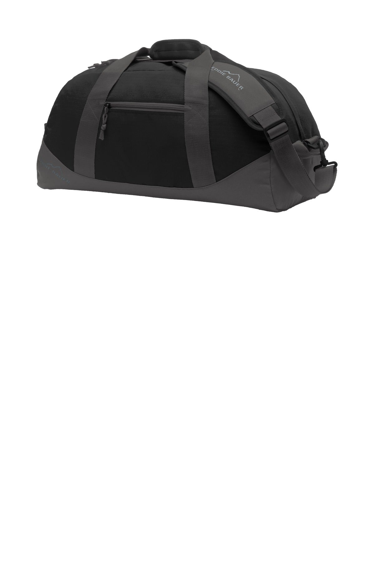 Eddie Bauer Medium Ripstop Duffel EB900 Black/Grey Steel