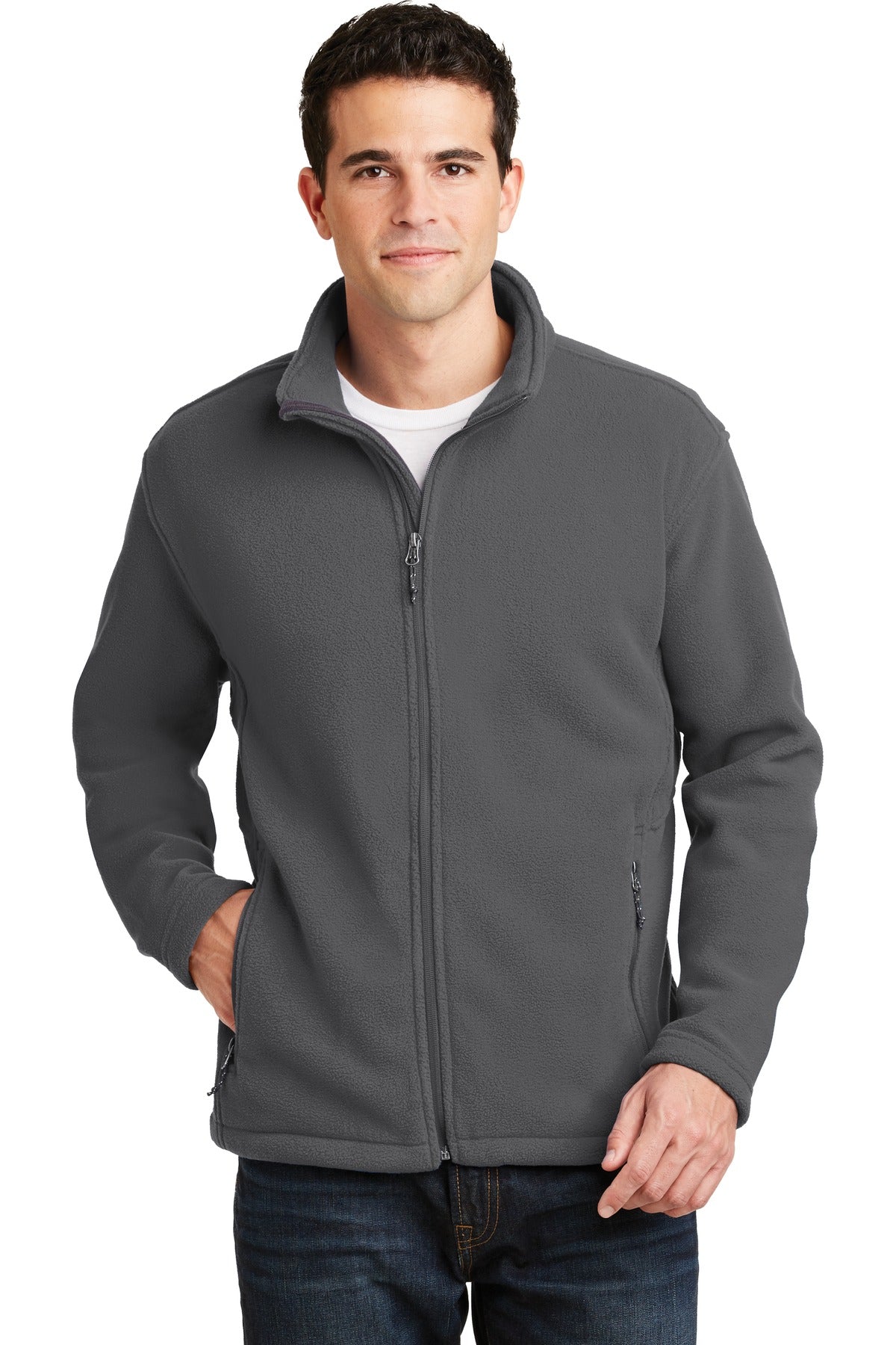 Port Authority Value Fleece Jacket F217 Iron Grey
