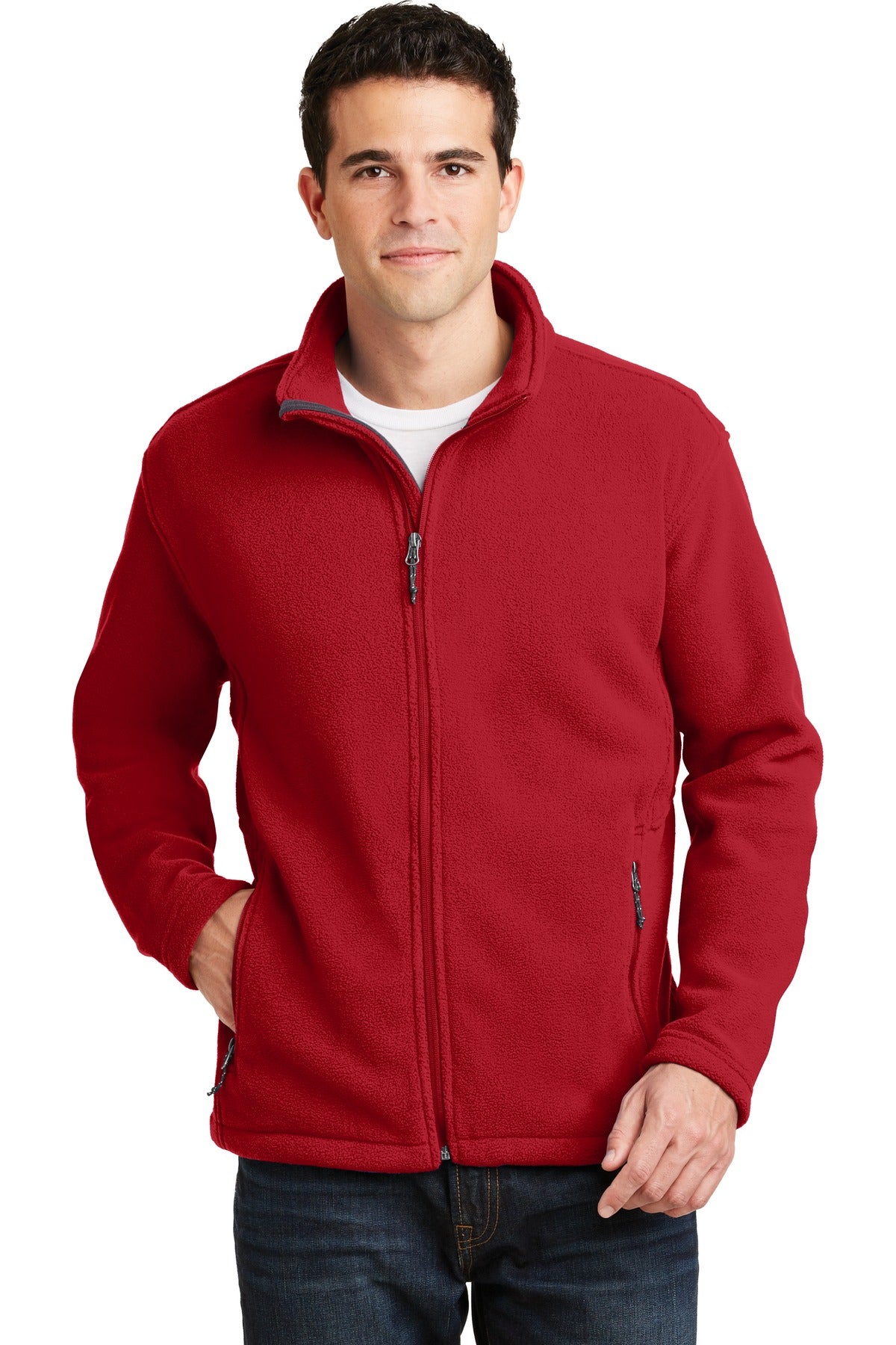 Port Authority Value Fleece Jacket F217 True Red