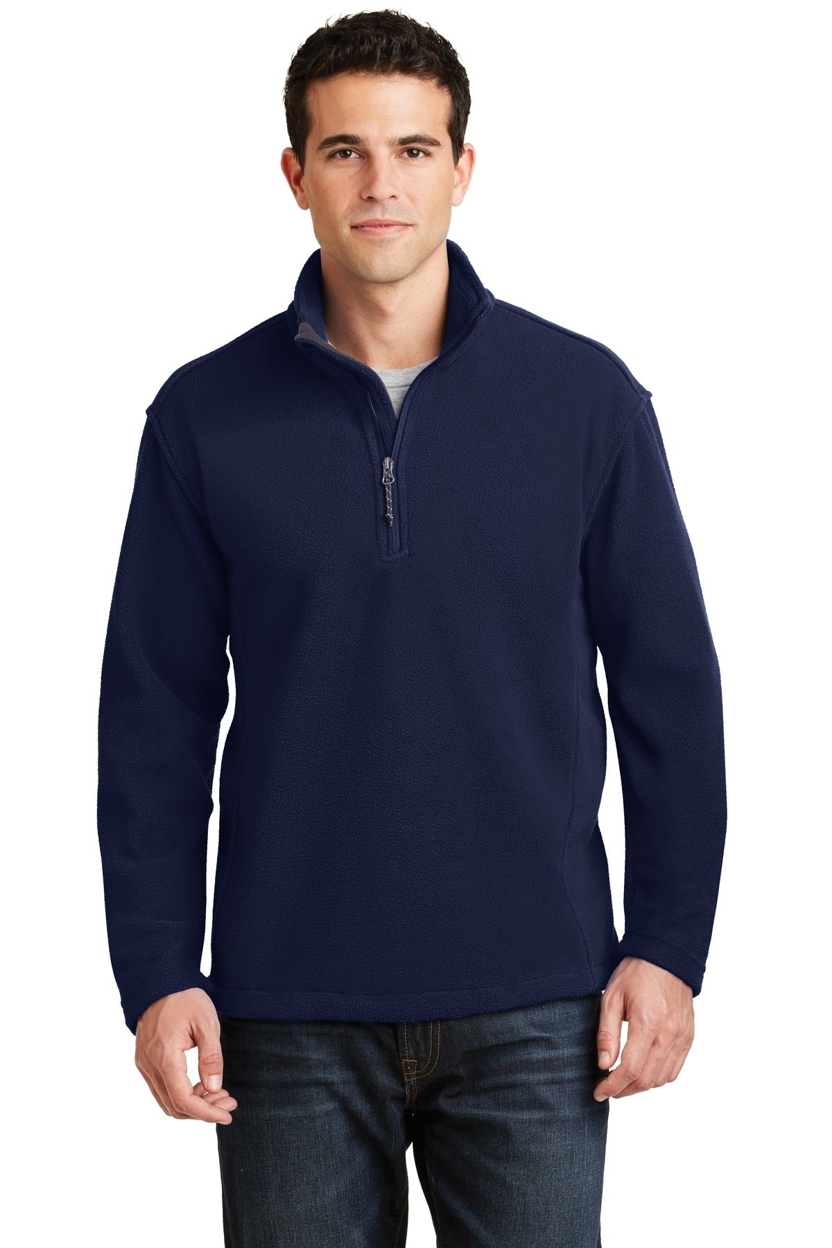 Port Authority Value Fleece 1/4-Zip Pullover F218 True Navy