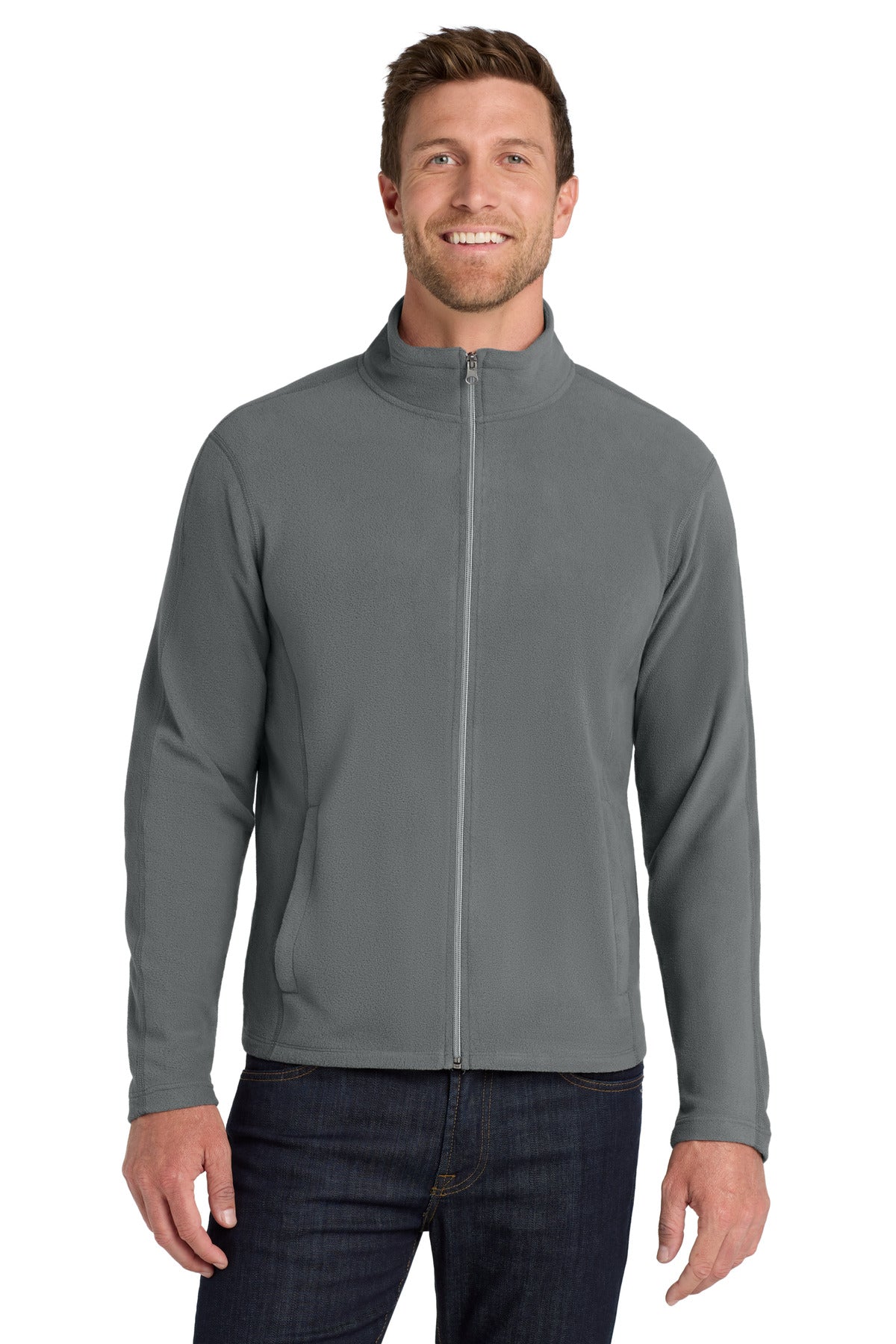 Port Authority Microfleece Jacket F223 Pearl Grey