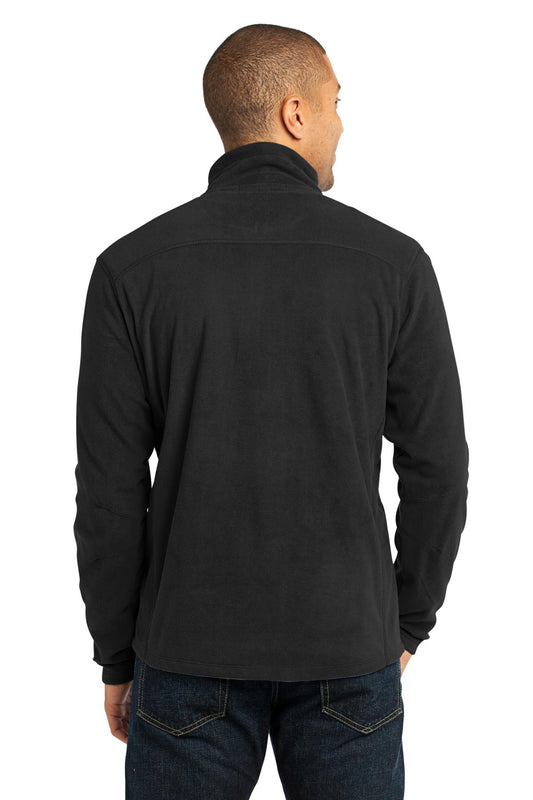 Port Authority Microfleece 1/2-Zip Pullover. F224 Black
