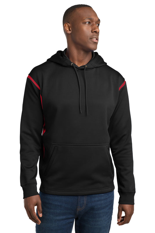 Sport-Tek Tech Fleece Colorblock Hooded Sweatshirt F246