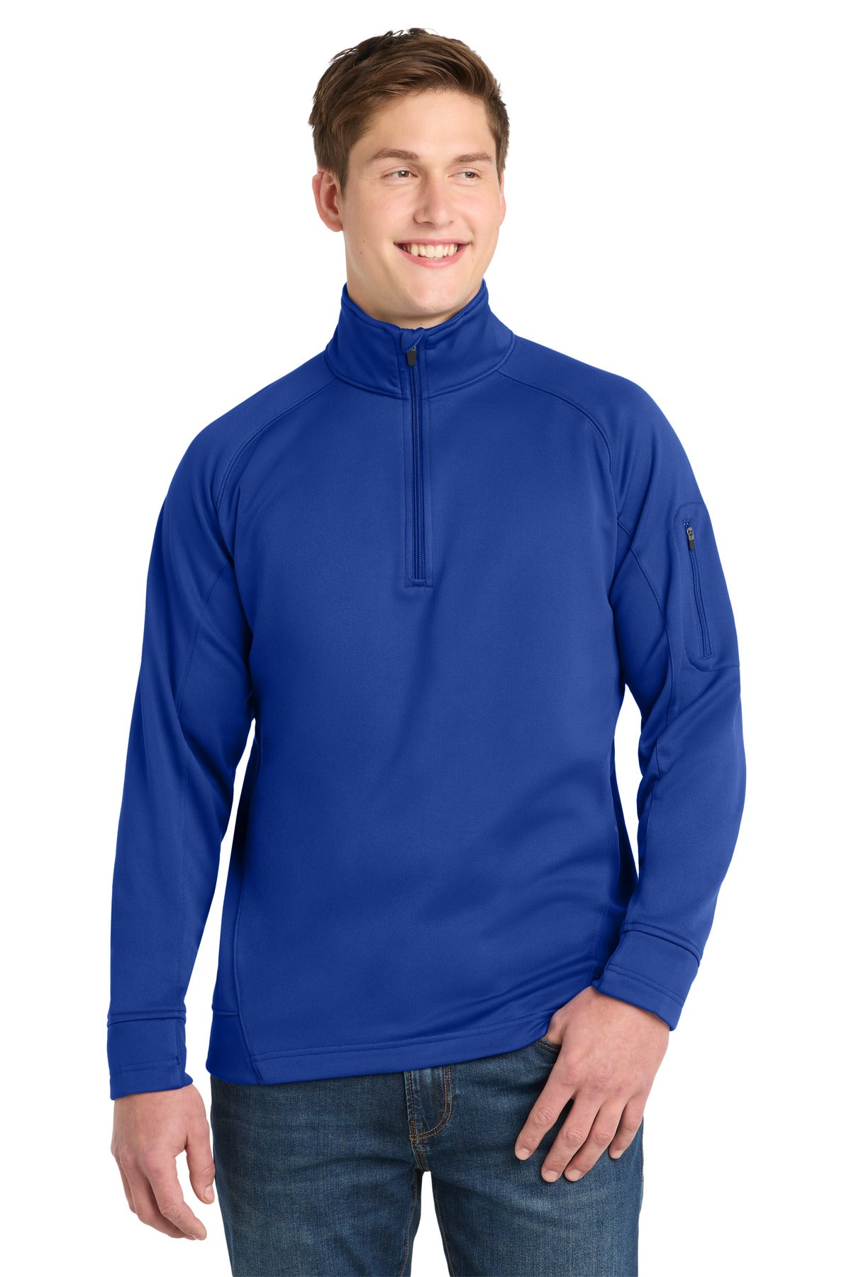 Sport-Tek Tech Fleece 1/4-Zip Pullover F247 True Royal