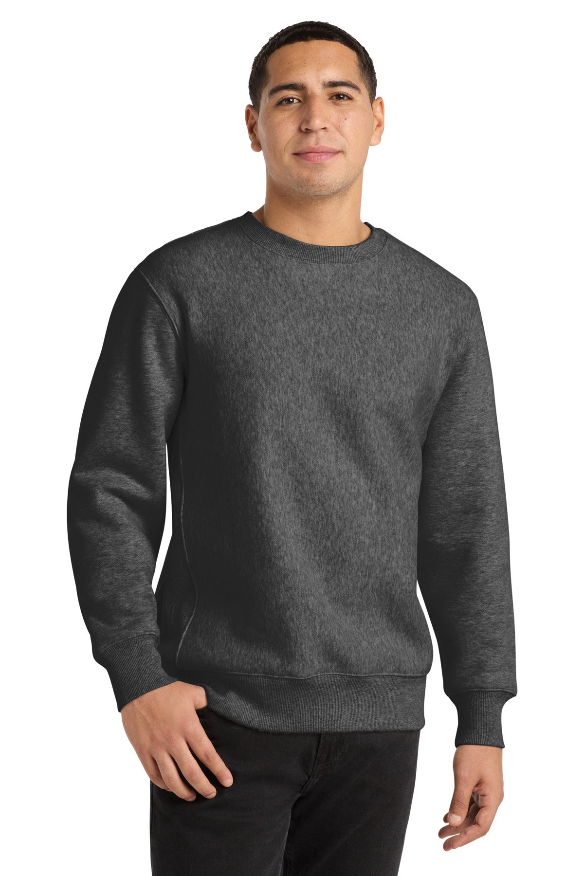 Sport-Tek Super Heavyweight Crewneck Sweatshirt F280 Graphite Heather
