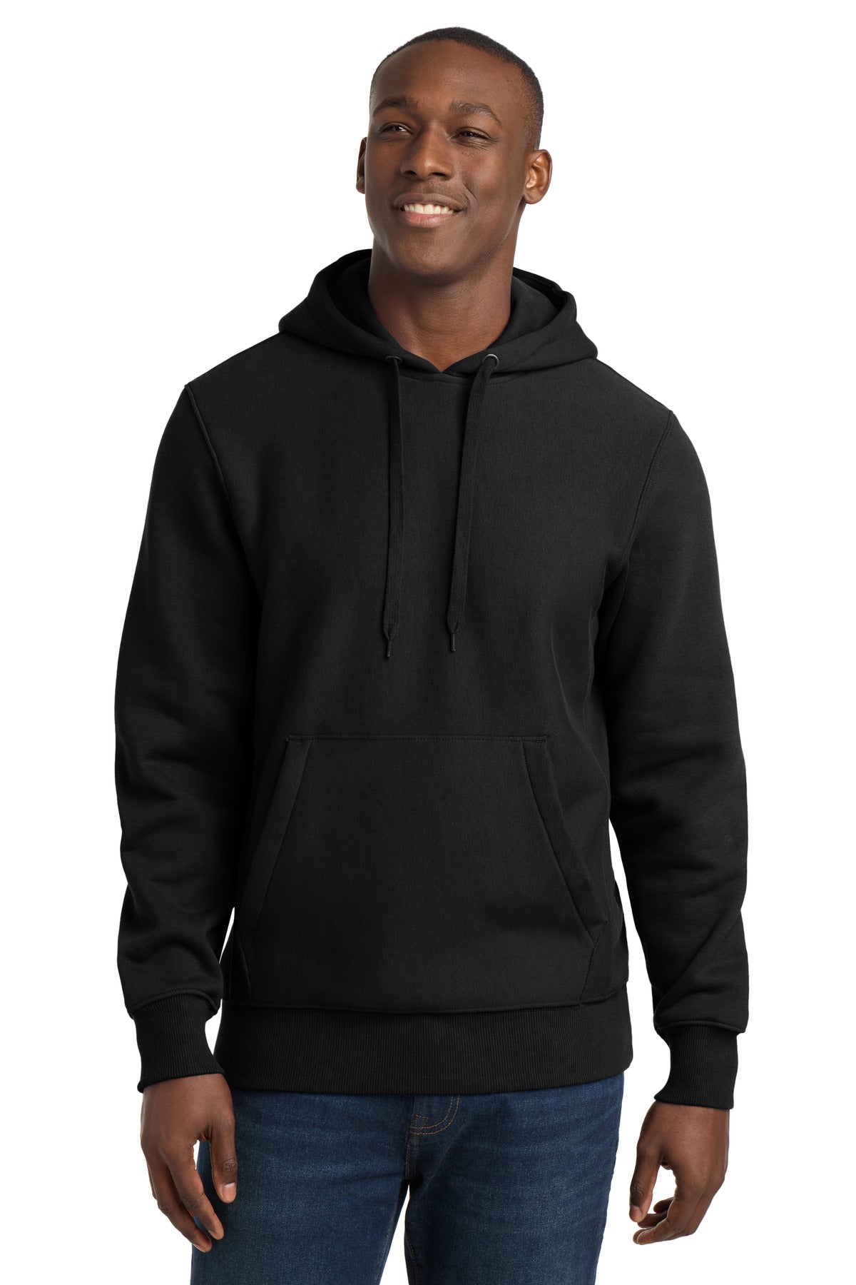 Sport-Tek Super Heavyweight Pullover Hooded Sweatshirt F281 Black