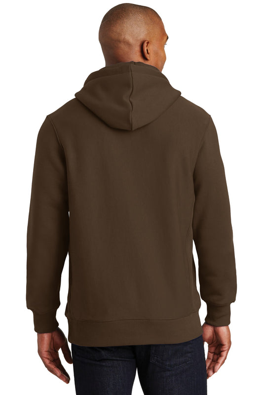 Sport-Tek Super Heavyweight Pullover Hooded Sweatshirt. F281 Brown